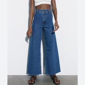Women's Zara Marine Wide-Leg Jeans